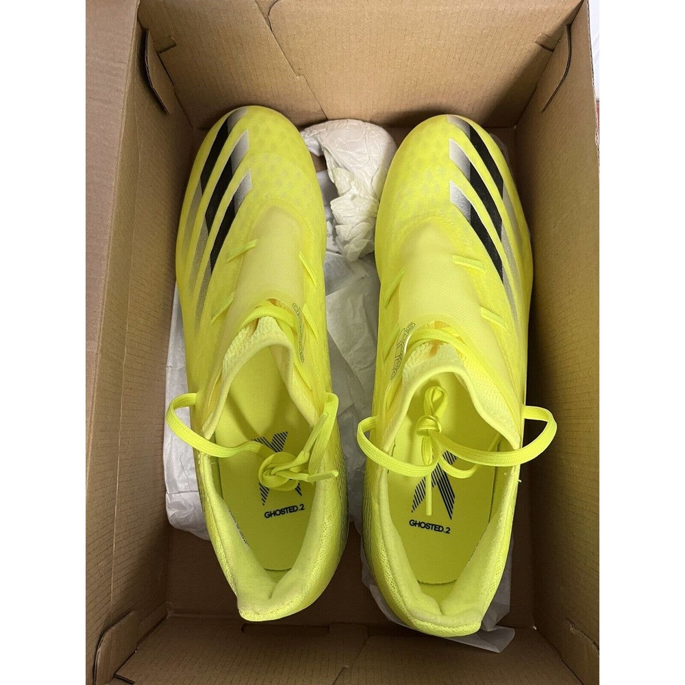 Adidas X Ghosted.2 MG FW6979 Mens Sz 10 - Yellow/White/Black - NEW IN BOX